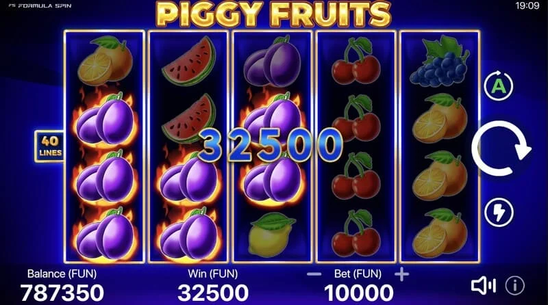 Piggy Fruits - kombinasi celengan dan simbol buah